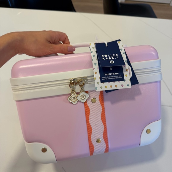Roller Rabbit Handbags - Roller Rabbit Pink x Target Trunk Vanity Case Soft Pink